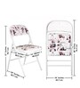 Catania Metal Folding Chair in White Colour