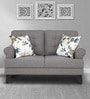 HomeTown Paddington Fabric 2 Seater Sofa in Grey Colour