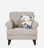 Paddington Fabric 1 Seater Sofa in Beige Colour