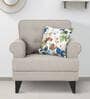 By HomeTown Paddington Fabric 1 Seater Sofa in Beige Colour