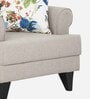 Paddington Fabric 1 Seater Sofa in Beige Colour