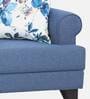Paddington Fabric 1 Seater Sofa in Blue Colour