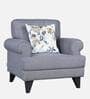 Paddington Fabric 1 Seater Sofa in Light Grey Colour
