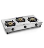 Padmini 3 Burner Stainless Steel Gas Stove CS 304 (ISI Mark)
