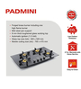 Padmini CS 407 GL IB HF Auto Ignition Glass 4 Burner Built in Glass Gas Hob Black (2 Big, 2 Small Burner)