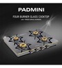 Padmini CS 4GT Rose Gold Manual Ignition 4 Burner Gas Stove (1 HF, 2 Big, 1 Small Burner)