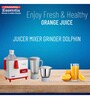 Padmini Juicer Mixer Grinder Dolphin 450W with 2 Jars