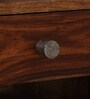 Padova Sheesham Wood Bedside Table in Scratch Resistant Provincial Teak Finish With Drawer