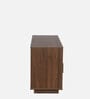 Paduka-1 Shoe Rack in Columbian Walnut & Brentwood Teak Finish With Sliding Door Paduka-1 Shoe Rack in Columbian Walnut & Brentwood Teak Finish With Sliding Door