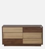 Paduka-1 Shoe Rack in Columbian Walnut & Brentwood Teak Finish With Sliding Door Paduka-1 Shoe Rack in Columbian Walnut & Brentwood Teak Finish With Sliding Door
