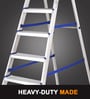 7 Steps 6.8 Ft Aluminium Step Ladder