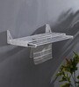 8 Pipes Steel Wall Mounted Cloth Drying Rack (Length: 27.3 Inches)
