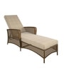 Pagnotto Wicker Poolside Lounger in Brown & Beige Colour