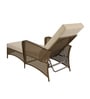 Pagnotto Wicker Poolside Lounger in Brown & Beige Colour