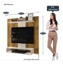 Painel TV Unit in Demolicao & Off White Finish for TVs up to 43"