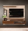 Painel TV Unit in Off White & Marroquim Finish for TVs up to 60"