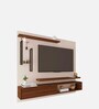 Painel TV Unit in Off White & Marroquim Finish for TVs up to 60"