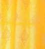 Yellow Traditional Cotton 5 Ft Light Filtering Eyelet Window Curtain