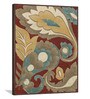 Paisley Multicolour Multicolor Canvas Framed Art Print Set of 2