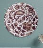Paisley Print Porcelain Wall Plate