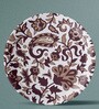 Paisley Print Porcelain Wall Plate