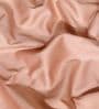 Pale Apricot 100% Cotton 300TC Solid Superking Bedsheet with 2 Pillow Covers (Quilted)