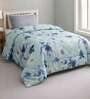 Pale Blue Ultrasonic Premium 120 GSM Reversible Ac Single Bed Comforter