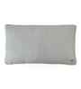 Pale Whisper & Silver 100% Cotton Moss Foil Print 12X20 Inches Knitted Cushion Cover
