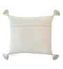Pale Whisper 100% Cotton Mini Moss 16X16 Inches Knitted Cushion Cover