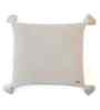 Pale Whisper 100% Cotton Mini Moss 16X16 Inches Knitted Cushion Cover