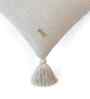 Pale Whisper 100% Cotton Mini Moss 16X16 Inches Knitted Cushion Cover