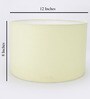 Brescia Yellow Cotton Fabric Solid Lampshade