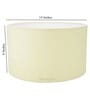 Vespera Yellow Cotton Fabric Solid Lampshade