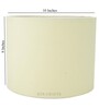 Maloto Yellow Cotton Fabric Solid Lampshade