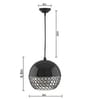 Palencia Black Metal Hanging Light