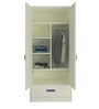 Palencia 2 Door Wardrobe with Butterfly Handles in Lavender Purple Colour