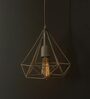 Palermo White Metal Hanging Light