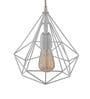 Palermo White Metal Hanging Light
