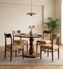 Pali 4 Seater Solid Acacia Wood Octagonal Dining Table Set With Teak Chairs In Natural Finish Pali 4 Seater Solid Acacia Wood Octagonal Dining Table Set With Teak Chairs In Natural Finish