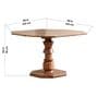 Pali 6 Seater Dining Table In Natural Acacia Wood Finish