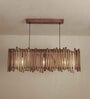 Palisade 36 Centrum Brown Wooden 3 Series Hanging Lamp
