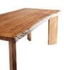 Palisade 6 Seater Solid Acacia Wood  Dining Table Set With Bench And Tropical Teak Chairs In Natural Finish