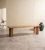 Palisade 6 Seater Solid Acacia Wood  Dining Table Set With Bench And Tropical Teak Chairs In Natural Finish