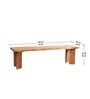 Palisade Acacia Wood Live Edge 3 Seater Bench in Natural Finish
