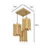 Palisade Beige Solid Wood Cluster Hanging Lights