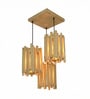 Palisade Beige Solid Wood Cluster Hanging Lights