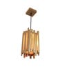 Palisade Beige Solid Wood Single Hanging Lamp