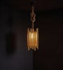 Palisade Beige Solid Wood Single Hanging Lamp