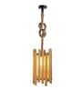 Palisade Beige Solid Wood Single Hanging Lamp