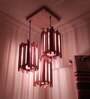 Palisade Beige Solid Wood Cluster Hanging Lights
